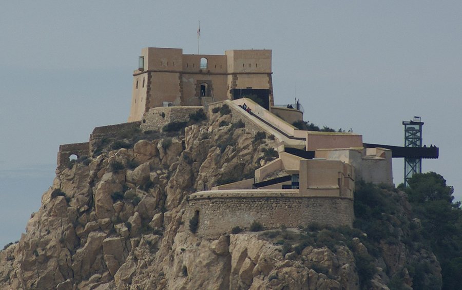 Castillo de San Juan de las Águilas para visitar con niños